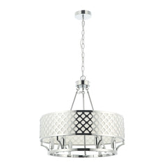 Suspension Verno, abat-jour tissu