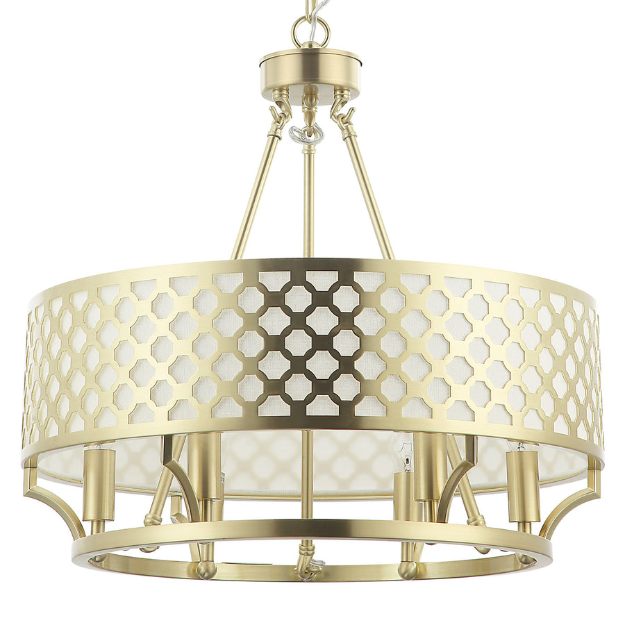 Suspension Verno, abat-jour tissu