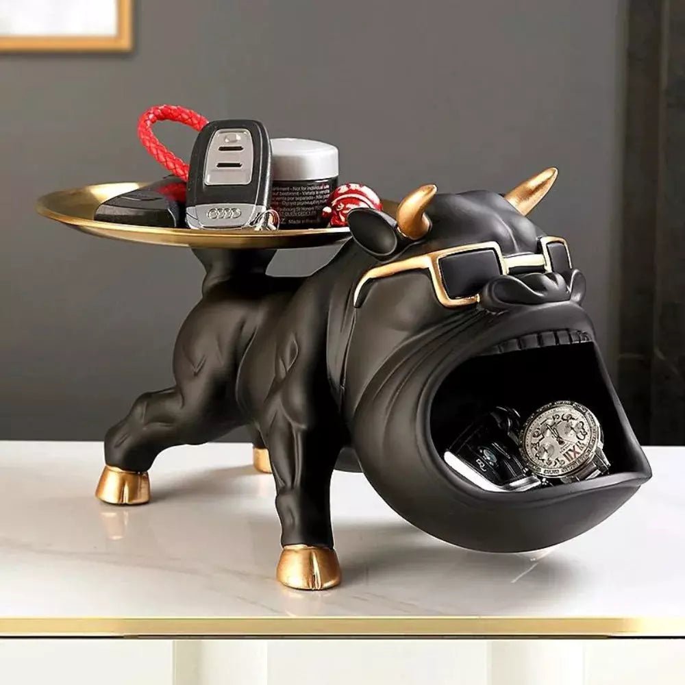 Vide Poche Design Taureau | Esprit Taurin - Designix Vide poche Noir