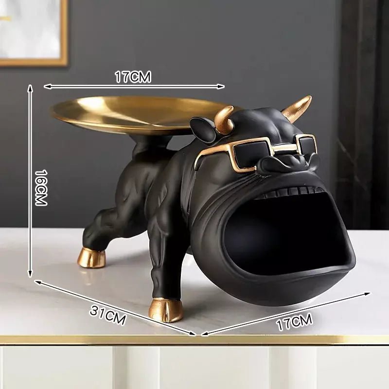 Vide Poche Design Taureau | Esprit Taurin - Designix Vide poche Noir
