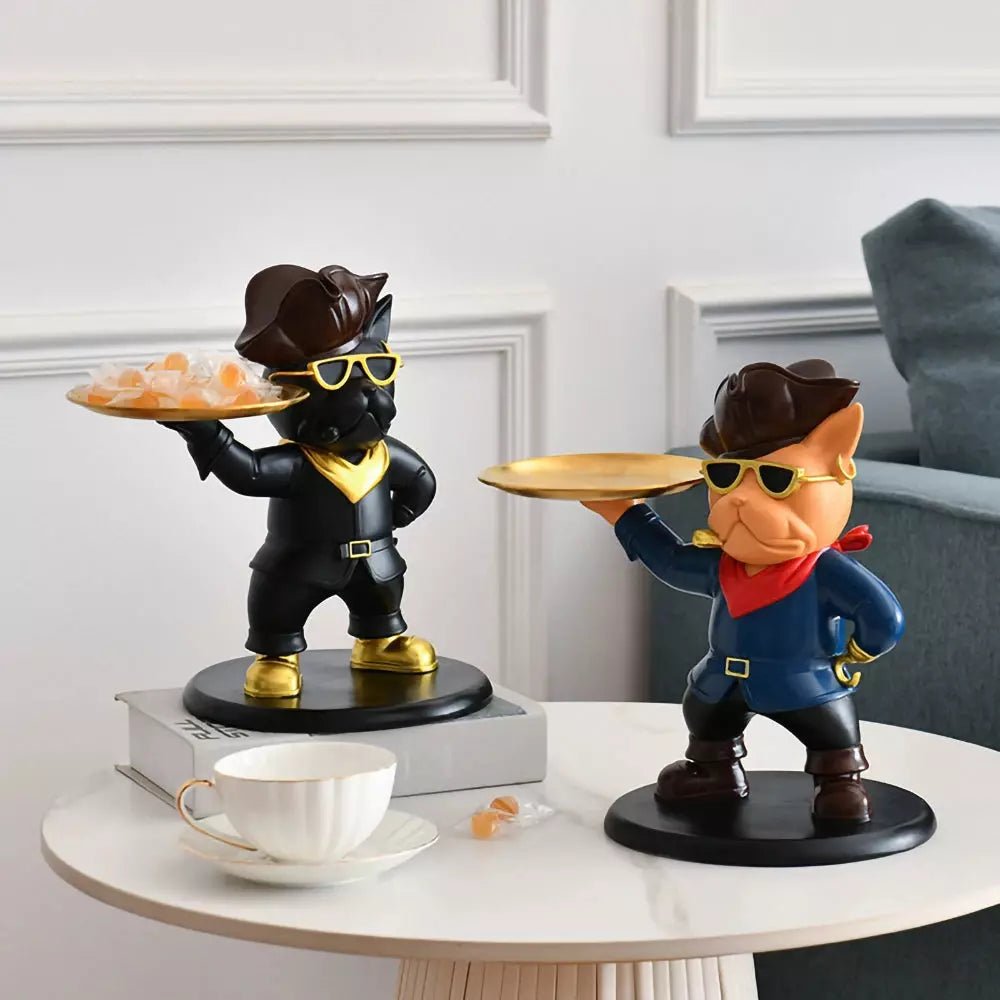 Vide Poches Bulldog Pirate | Capitaine Trésor - Designix Vide poche Bleu
