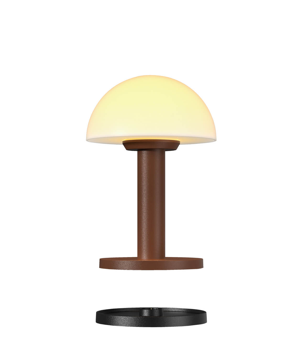 Lampe extérieure Bergamo rouille