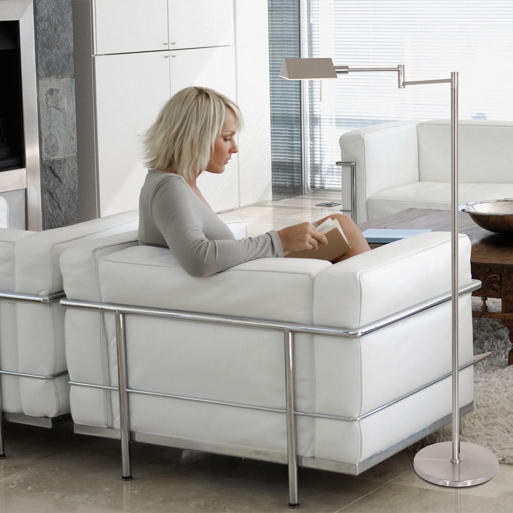 Lampe de sol Retina 3083ST en acier | Designix - - https://designix.fr
