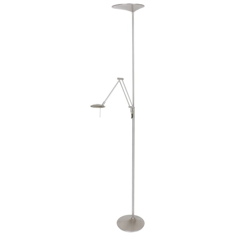 Lampadaire led argenté | Auro