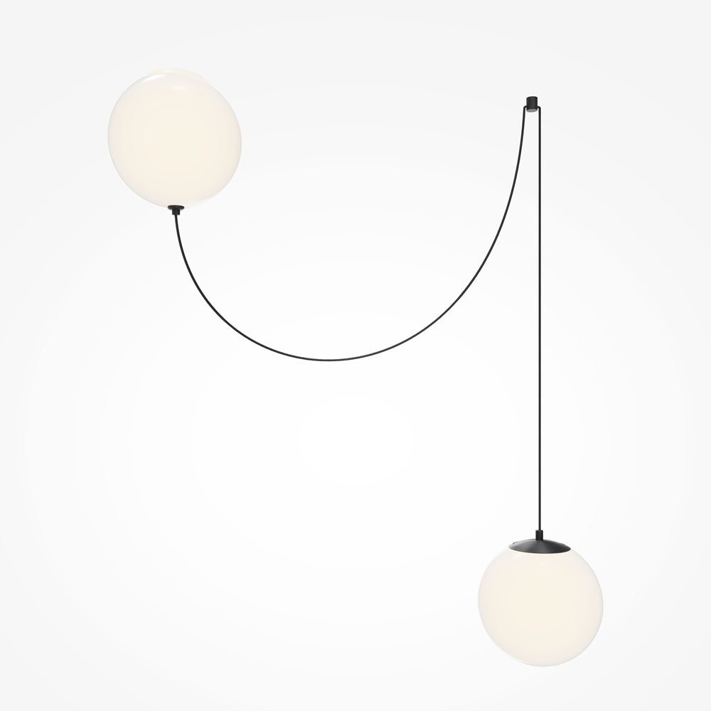 Twins Suspension luminaire noir