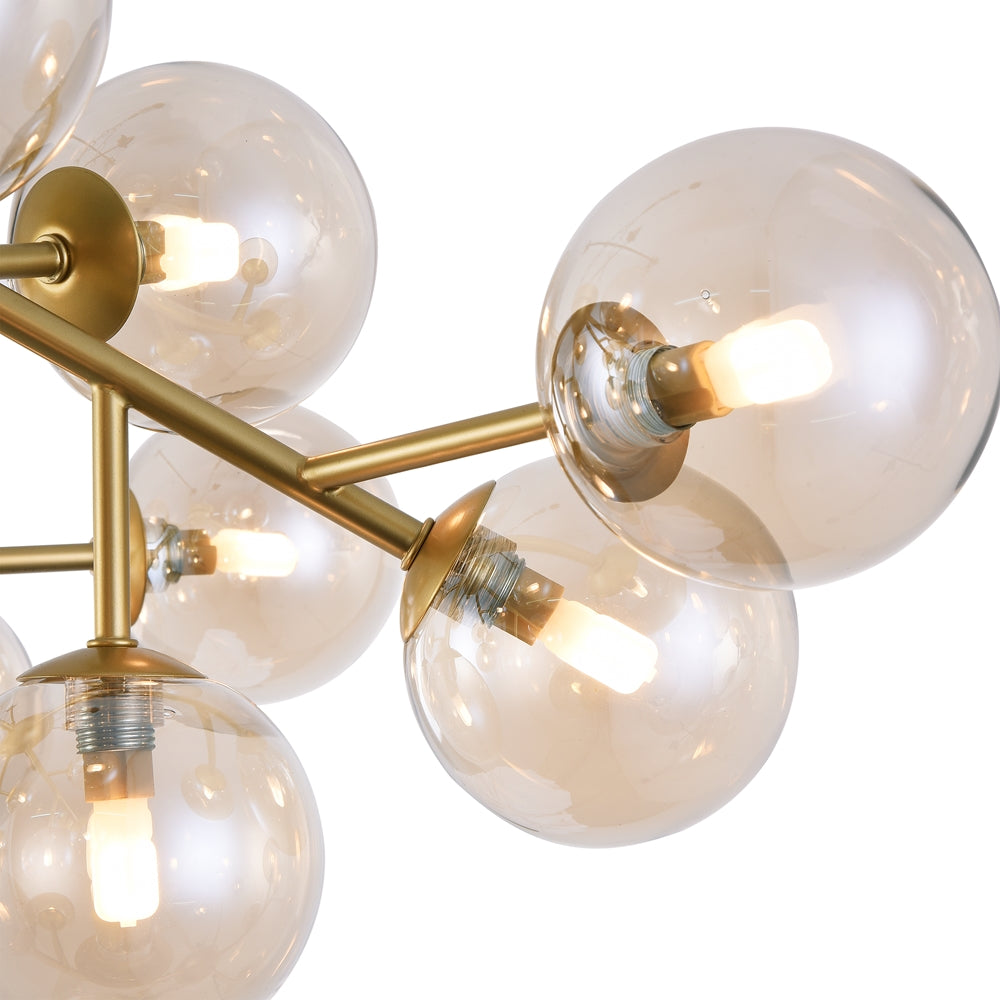 Dallas Plafonnier doré
