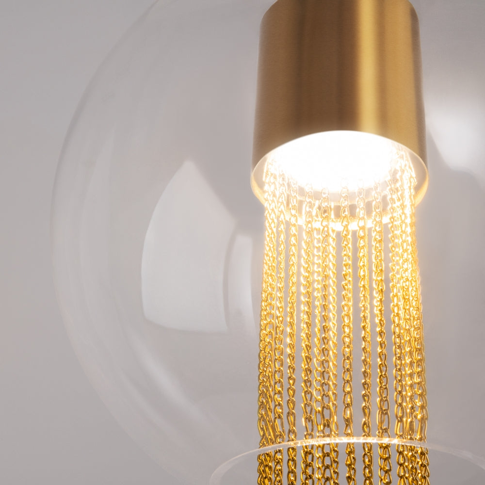 Flusso Suspension luminaire bronze