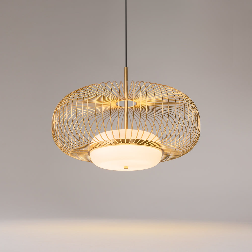 Levitation Suspension luminaire doré