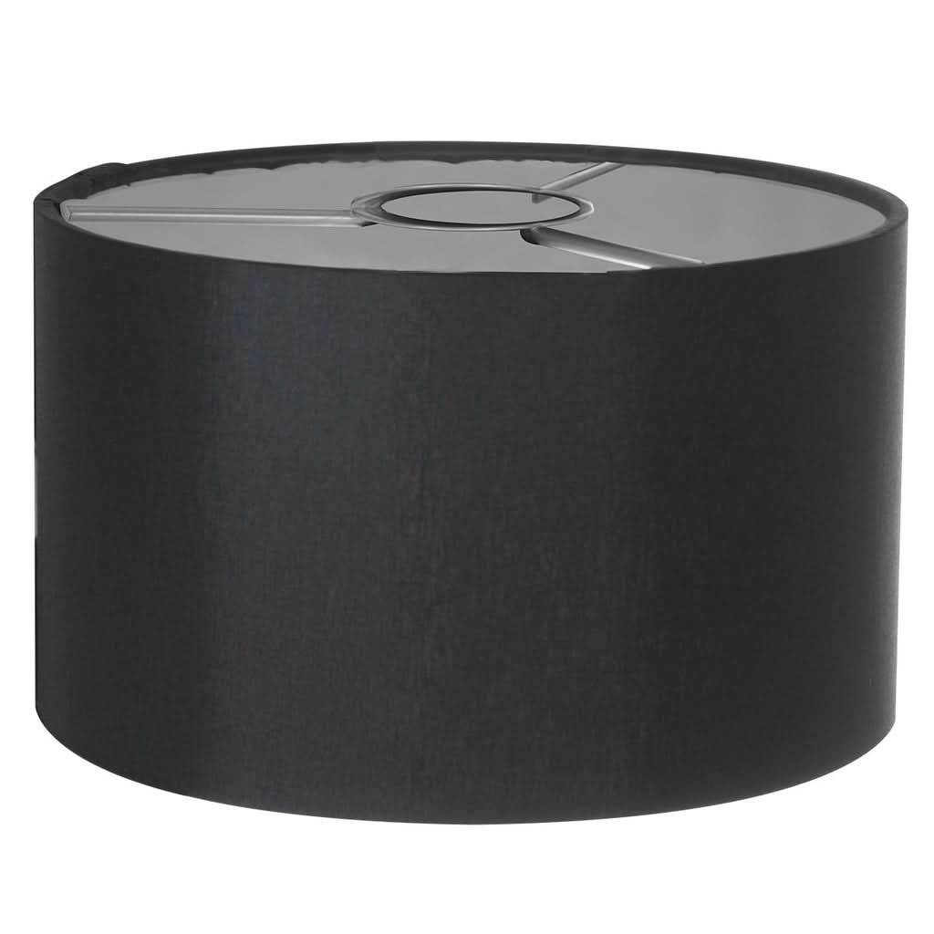 Applique murale Stang 7200ZW Noir + Abat-jour en lin noir | Designix - - https://designix.fr
