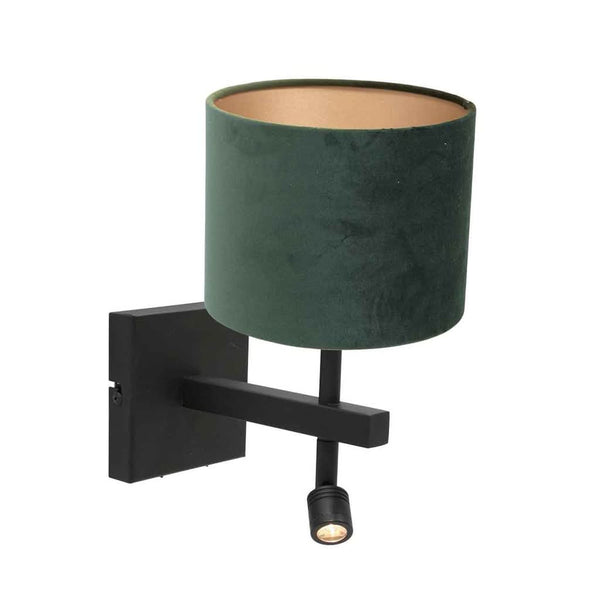 Applique Murale Noir Velours Vert