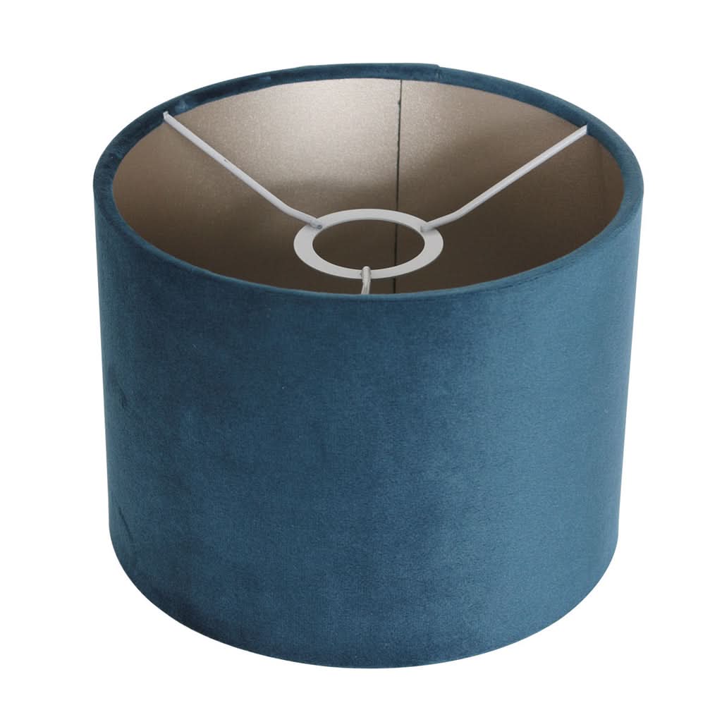 Applique murale Stang 8208ZW Noir + Abat-jour Velours Bleu | Designix - - https://designix.fr