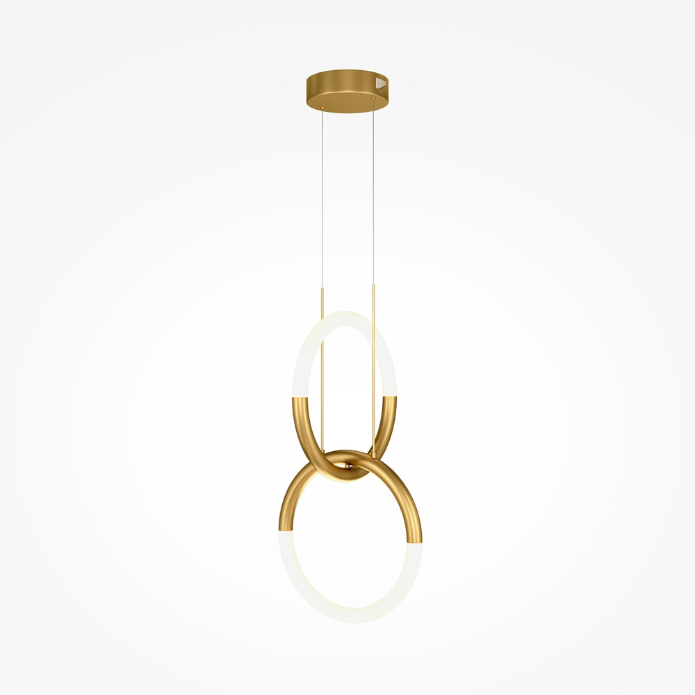 Node Suspension luminaire doré