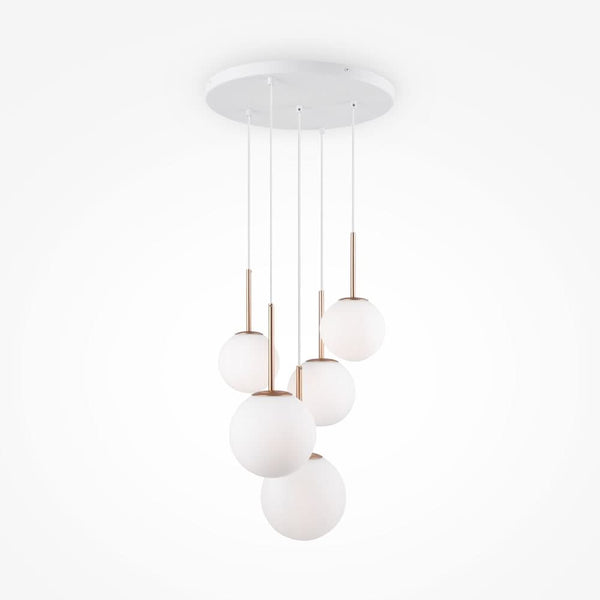 Basic form Suspension luminaire doré