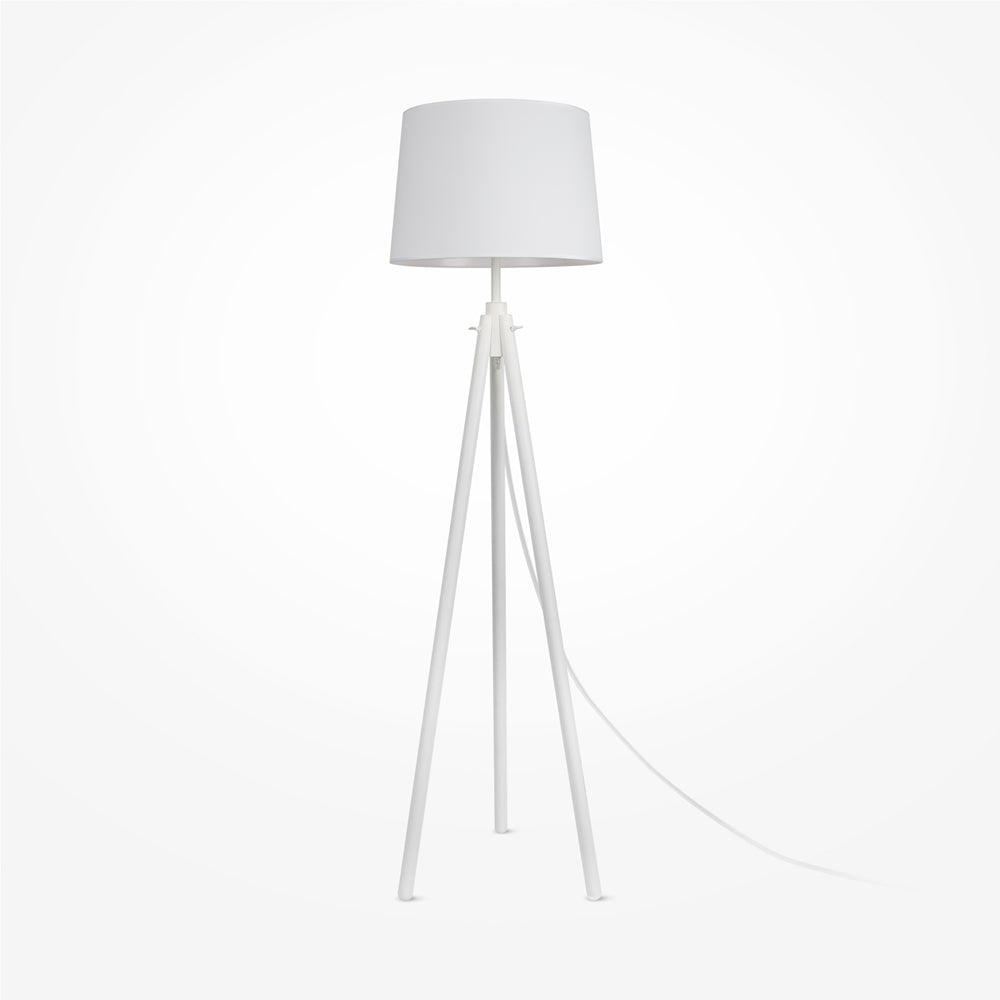 Calvin Lampadaire blanc