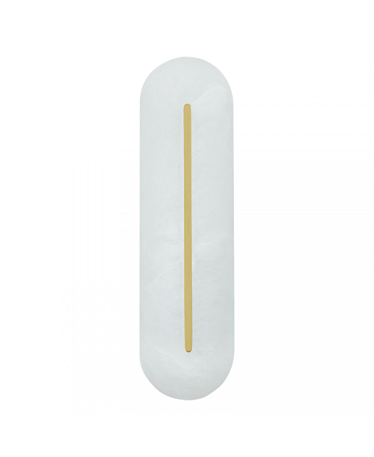 Applique Murale ZAMBELIS 14W Dimmable DESIGN Albatre Blanc et Laiton 2546