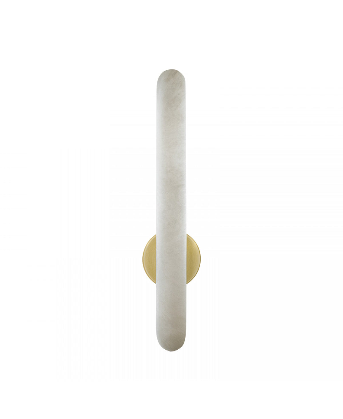 Applique Murale ZAMBELIS 15W Dimmable DESIGN Albatre Blanc et Laiton 2547