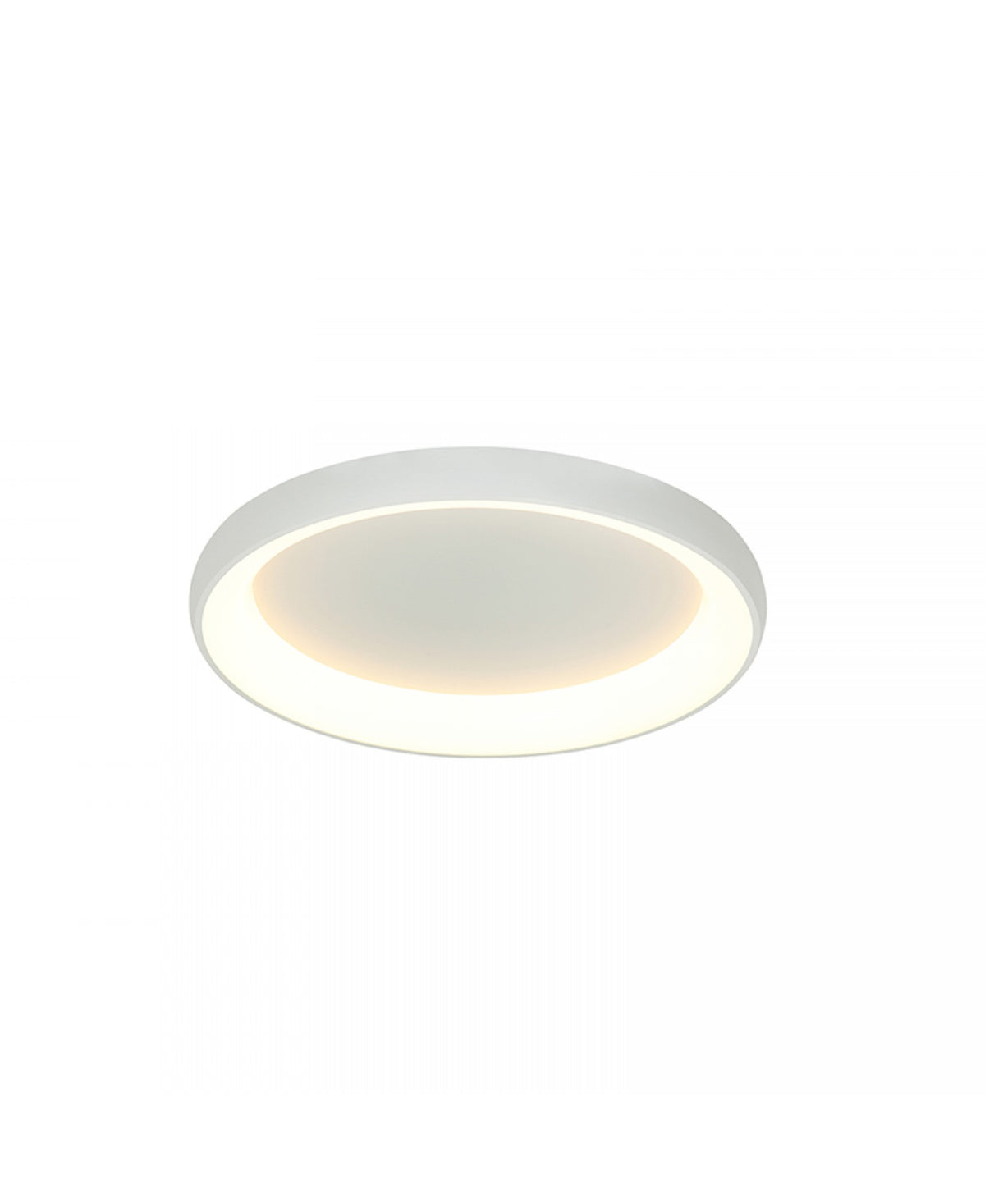 Produit seul en légère plongée, cerclage blanc sable et diffuseur lumineux
