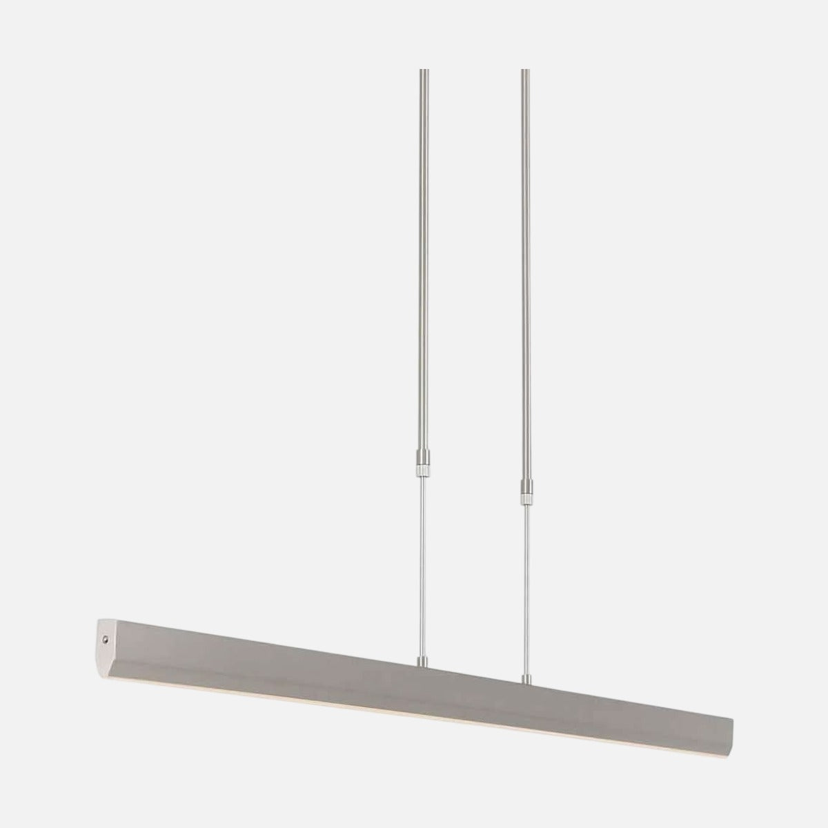 Suspension table à manger Zelena 3656ST en acier brossé 115 cm | Designix