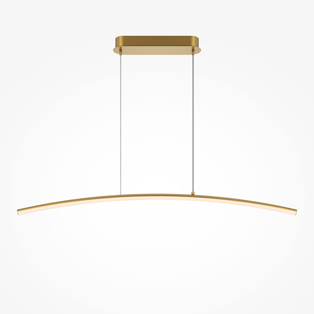 Curve Suspension luminaire doré