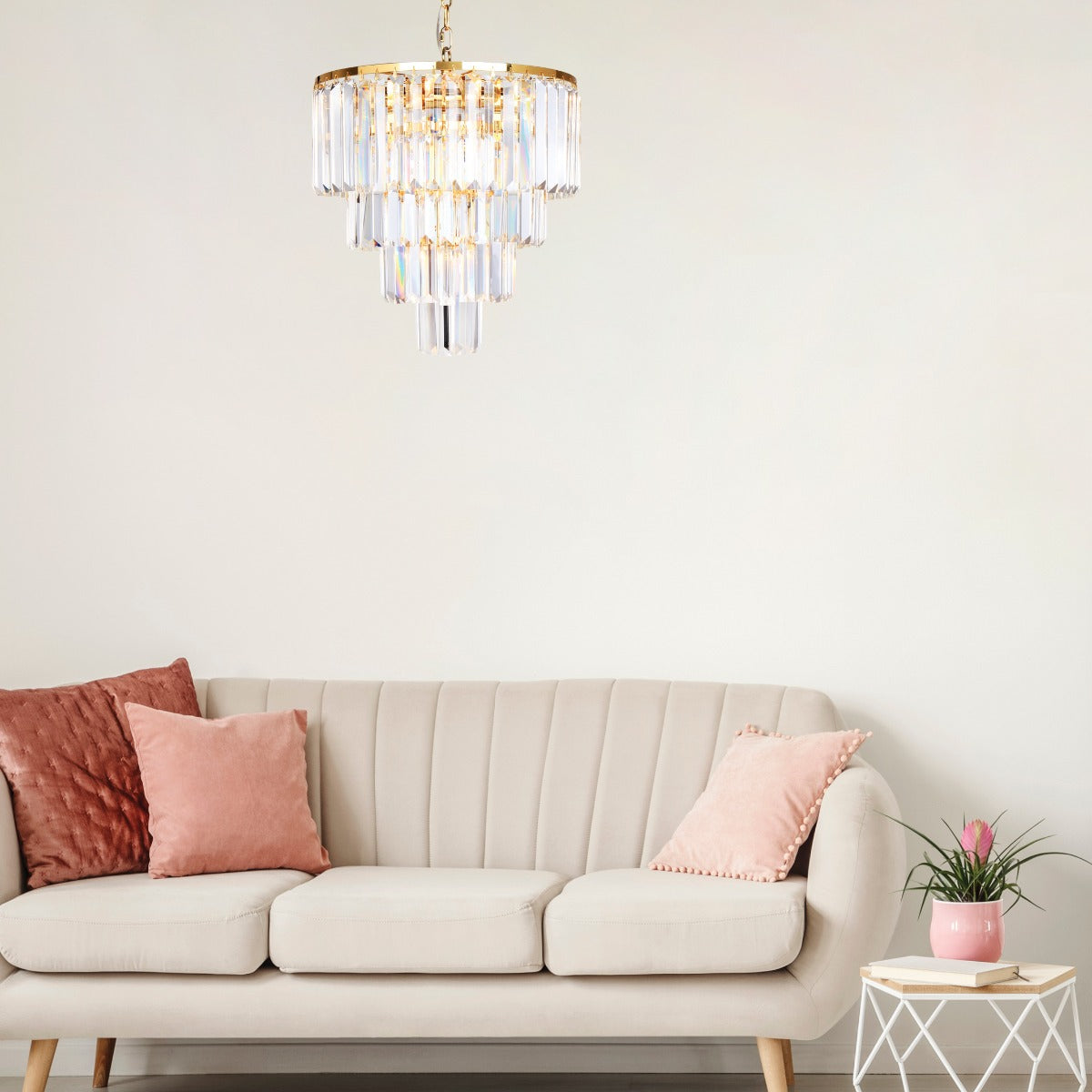 Suspension luminaire | Amedeo Dorée