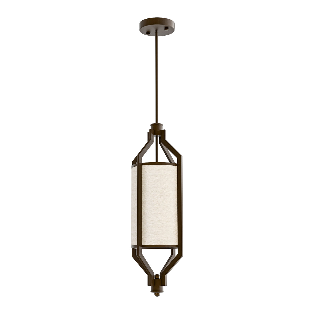 Suspension Zundo 20, abat-jour tissu