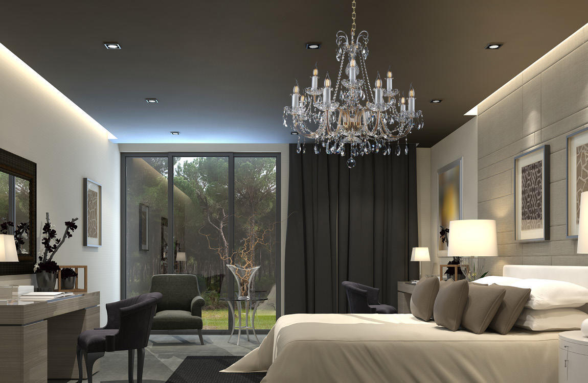Lustre en cristal de Boheme 402PB
