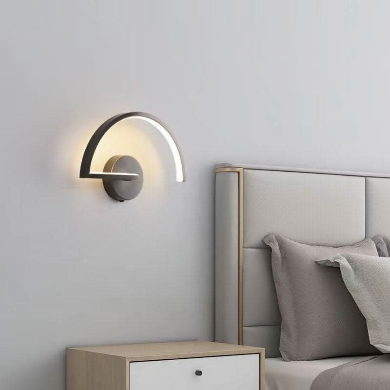 Applique Chevet Minimaliste Moderne | Xaro - Designix Applique Murale Noir Blanc Chaud (2700 - 3500K)