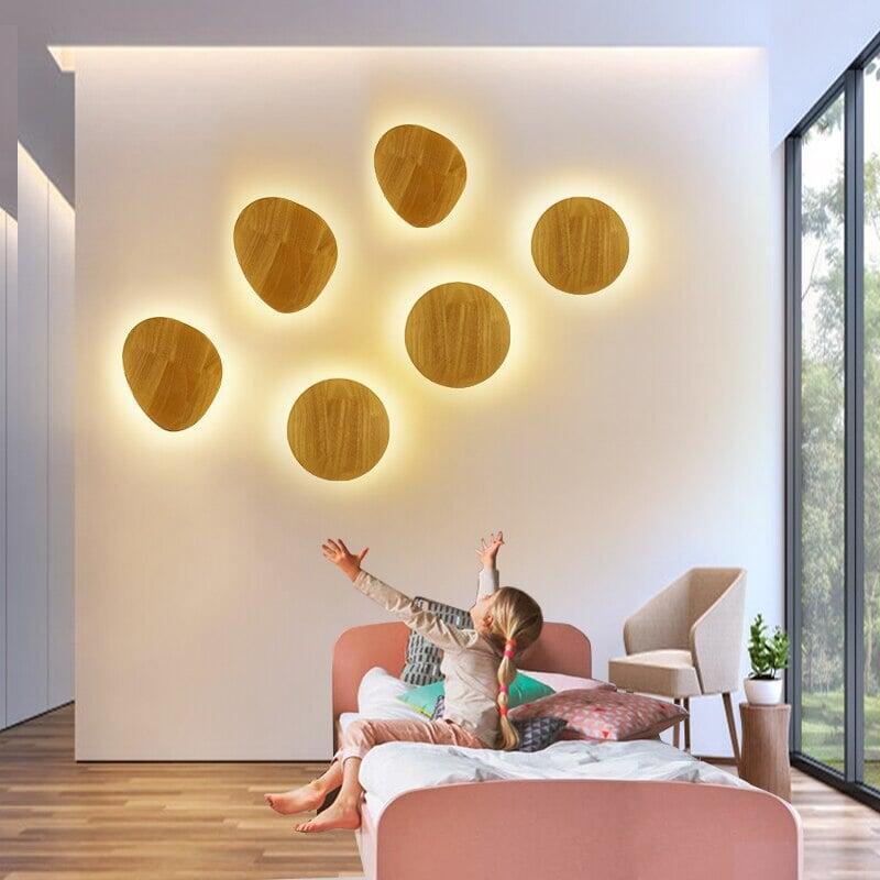 Applique Murale Bois | Zenith - Designix Applique Murale Ovale 19cm Blanc chaud (2700 - 3500K)