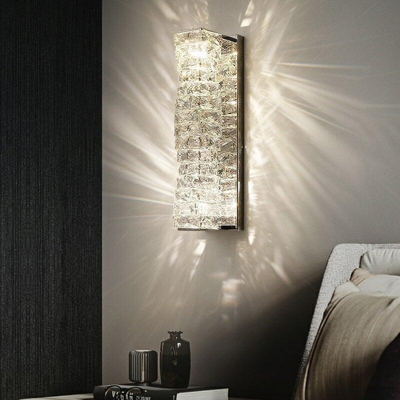 Applique Murale Cristal Éclatant | Jet - Designix Applique Murale Chrome | S Sans ampoule