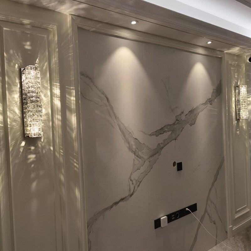 Applique Murale Cristal Éclatant | Jet - Designix Applique Murale Doré | S Sans ampoule