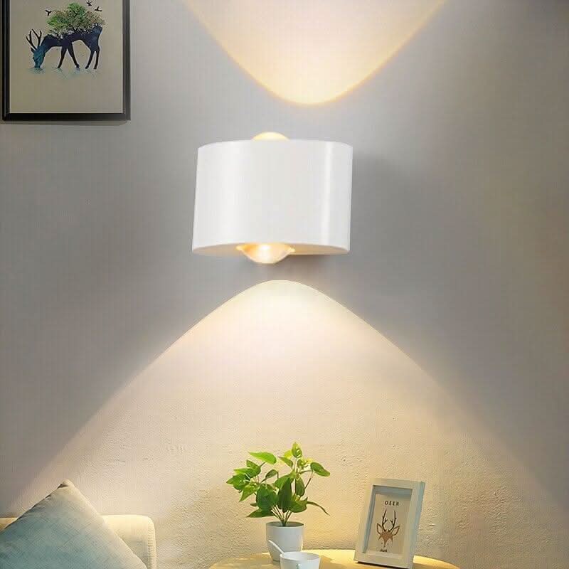 Applique Murale | Lumin - Designix Applique Murale Blanc 2W 2 Ampoules Blanc Chaud