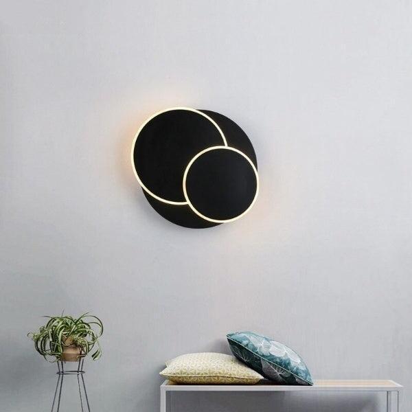 Applique Murale | Luxor - Designix Applique Murale Noir Blanc Chaud (2700 - 3500K)