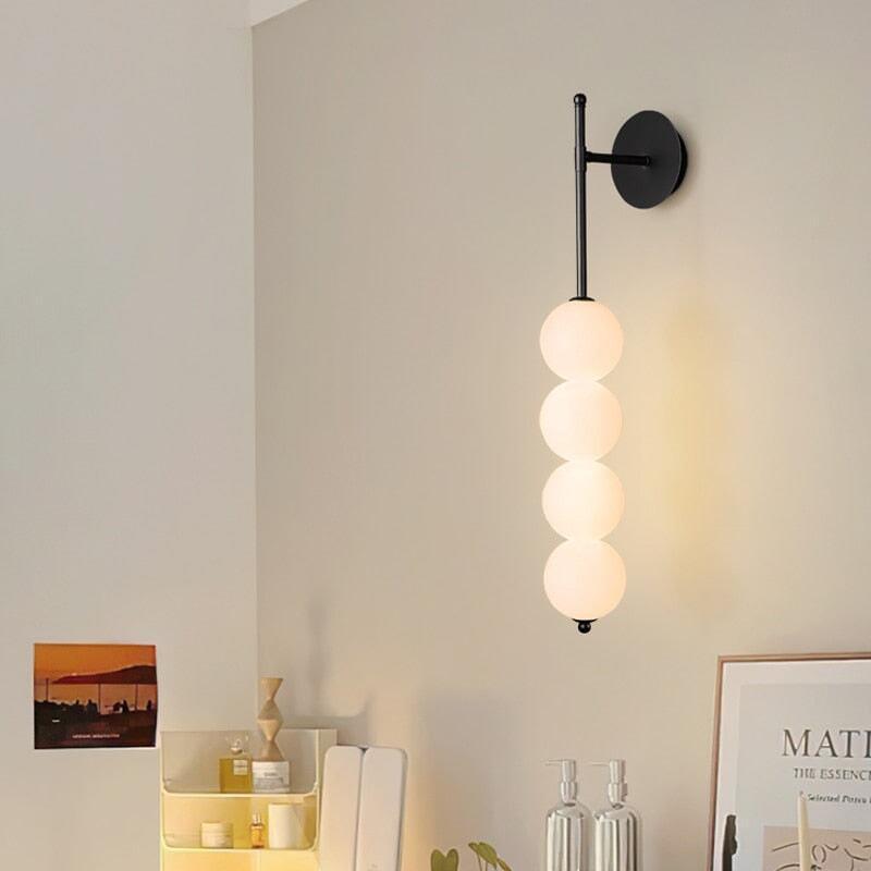 Applique Murale Verre Élégante | Pavo - Designix Applique Murale Laiton Blanc Chaud (2700 - 3500K)