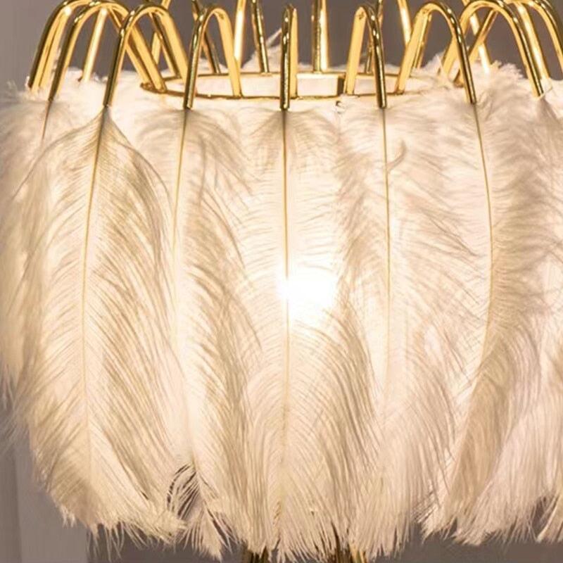 Appliques Chevet Plumes Élégantes | Kairo - Designix Applique Murale Petit Blanc Chaud (2700 - 3500K)