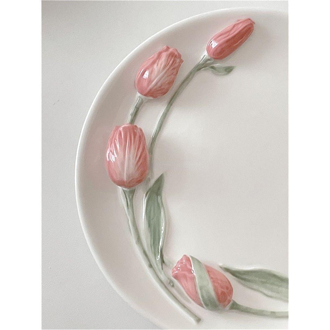 Assiette Dessert Motif Floral | Juno - Designix Assiette