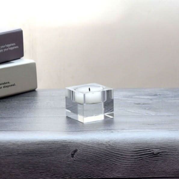Bougeoir en Verre | Magie des Bougies - Designix Bougeoirs 5x5x4cm