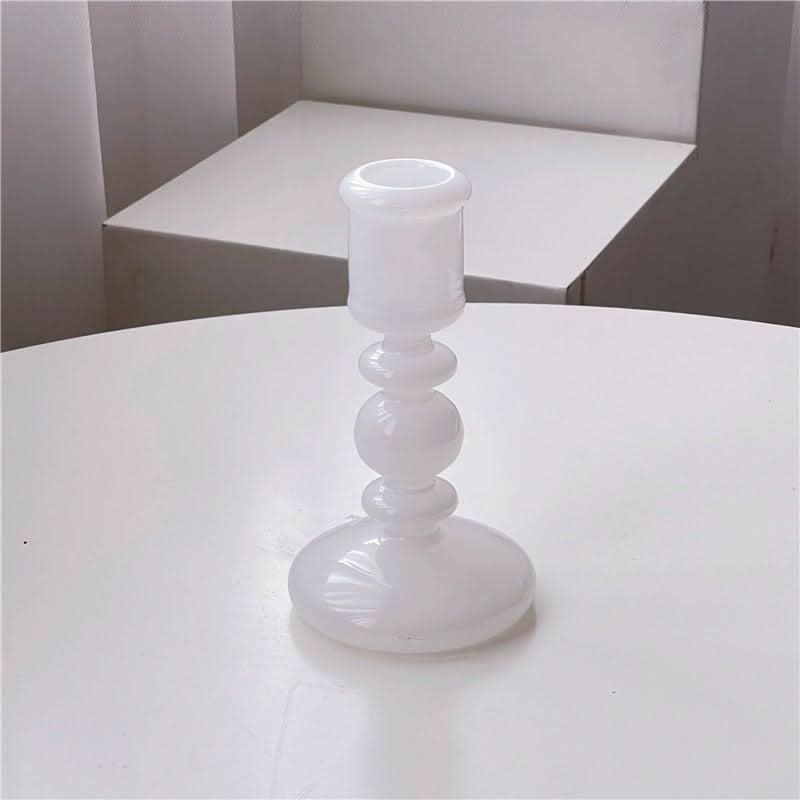 Bougeoir Verre | Lumino - Designix Bougeoirs 16 x 9.5 cm / Blanc