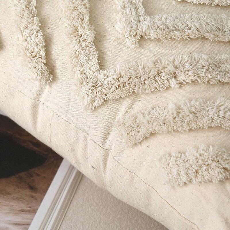 Coussin pompon Boho | Velours Étoilé - Designix Coussin Points