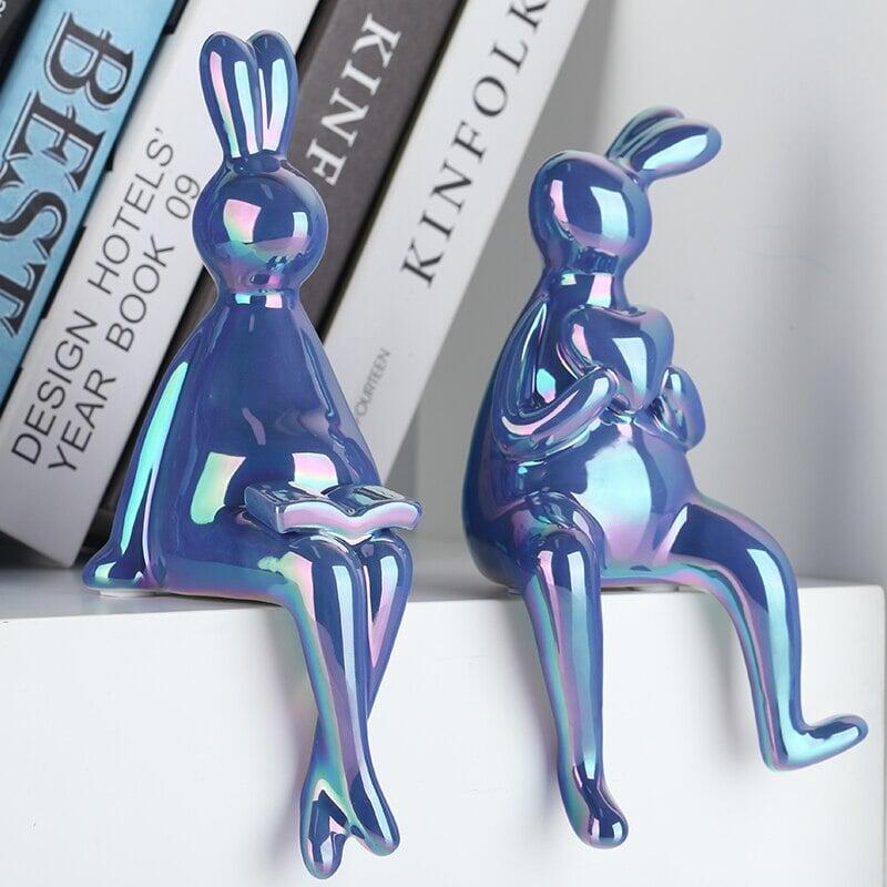 Figurines Animaux Résine Nordique | Aso - Designix Statuette Dazed - Argent