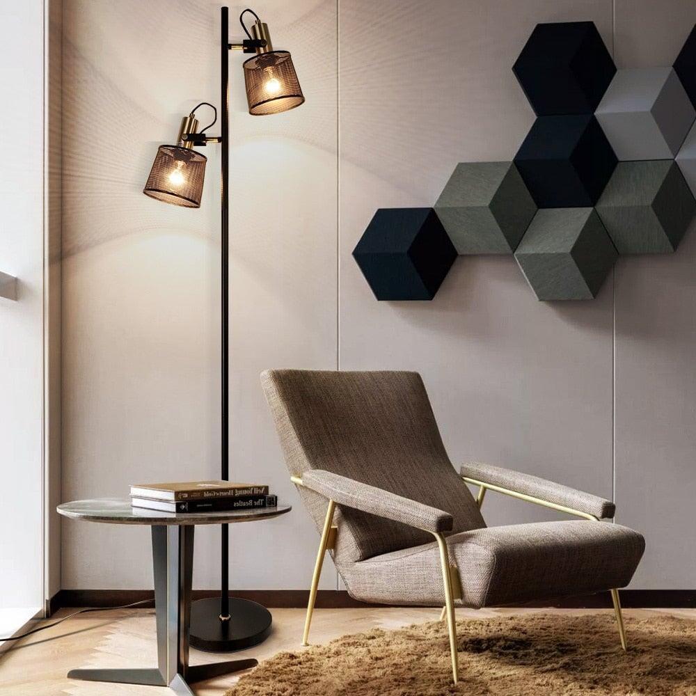 Lampadaire Salon Design | Crépuscule Chic - Designix Lampadaire