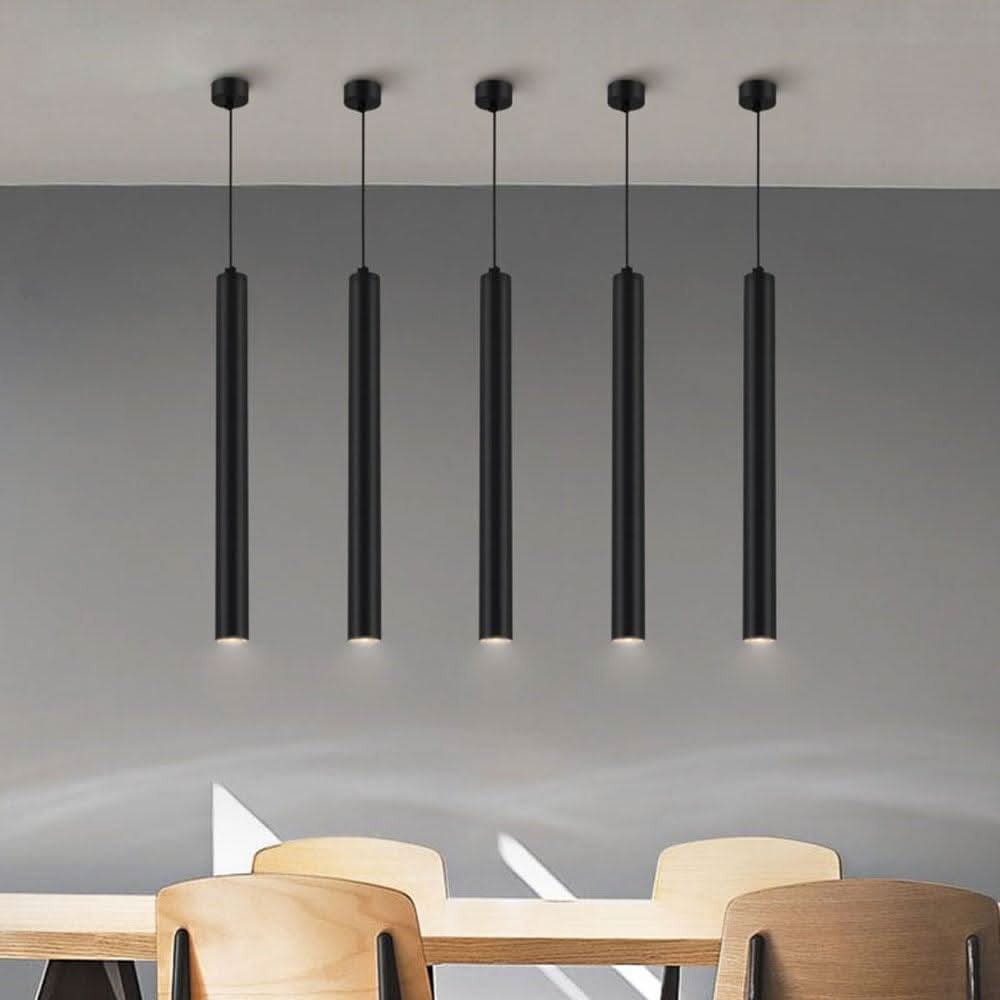 Lampe Cuisine Suspendue Métal | Lila - Designix Suspension luminaire Noir 30cm Blanc
