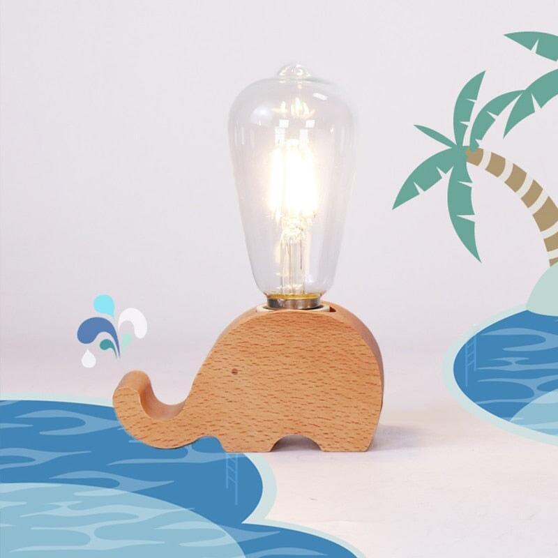 Lampe de Chevet Animaux | Lueur Créative - Designix Lampe de chevet Eléphant | 19 x 13 cm