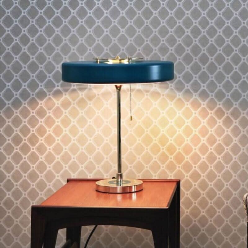 Lampe de Chevet Moderne | Charme Intemporel - Designix Lampe de chevet Bleu 50 x 35 cm Lumière Chaude