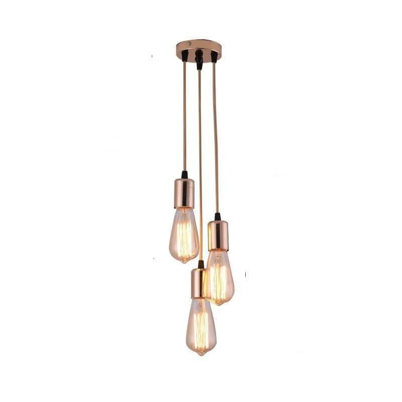 Suspension E27 Café Moderne | Designix - 2222 Couleur or sans ampoules - https://designix.fr/