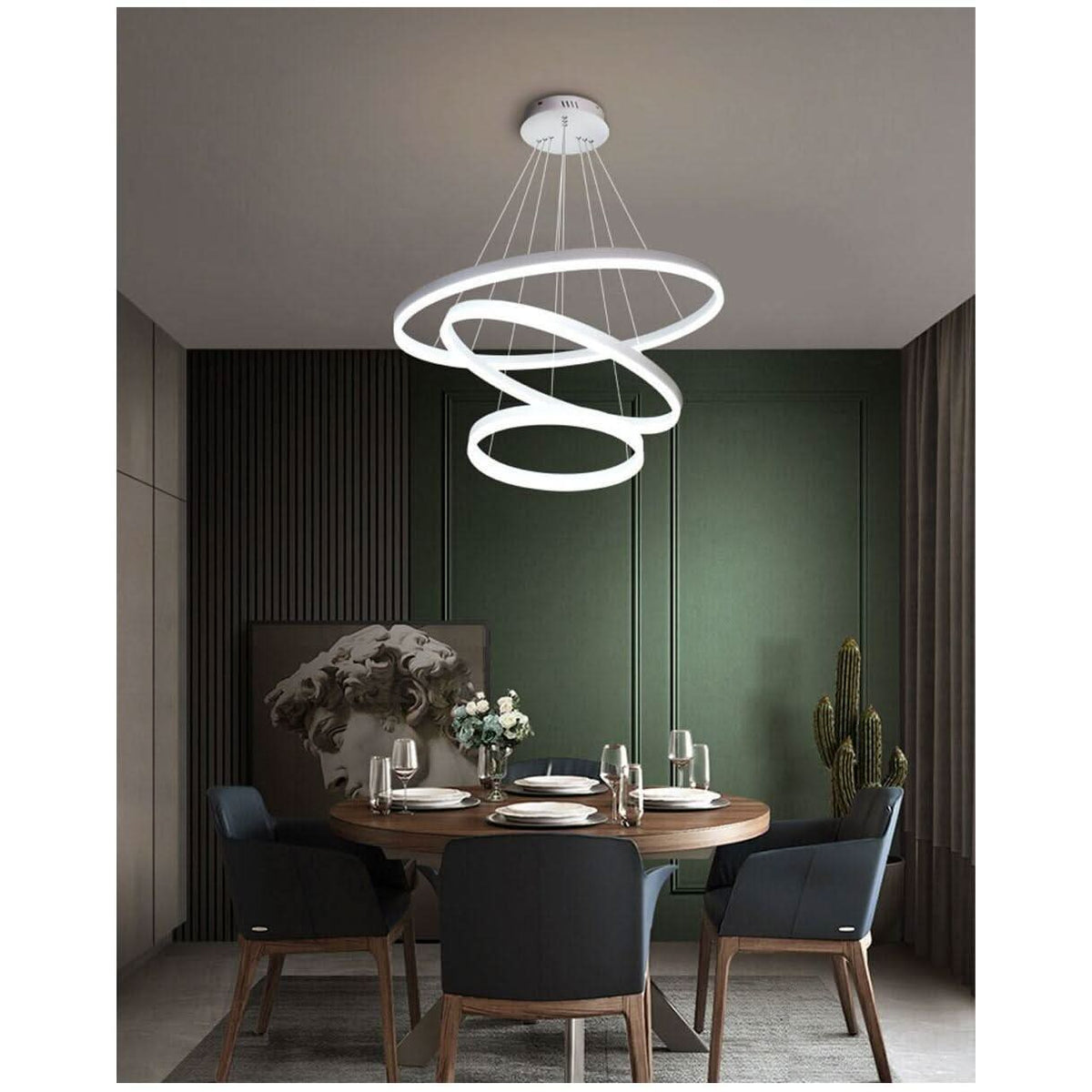 "Lampe Suspendue Anneaux Modernes" | Designix - 2222 - https://designix.fr/