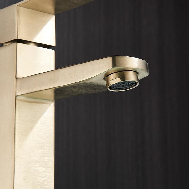 Mitigeur Lavabo | Aura Sereine - Designix Mitigeur Lavabo 17.3 cm | Blanc
