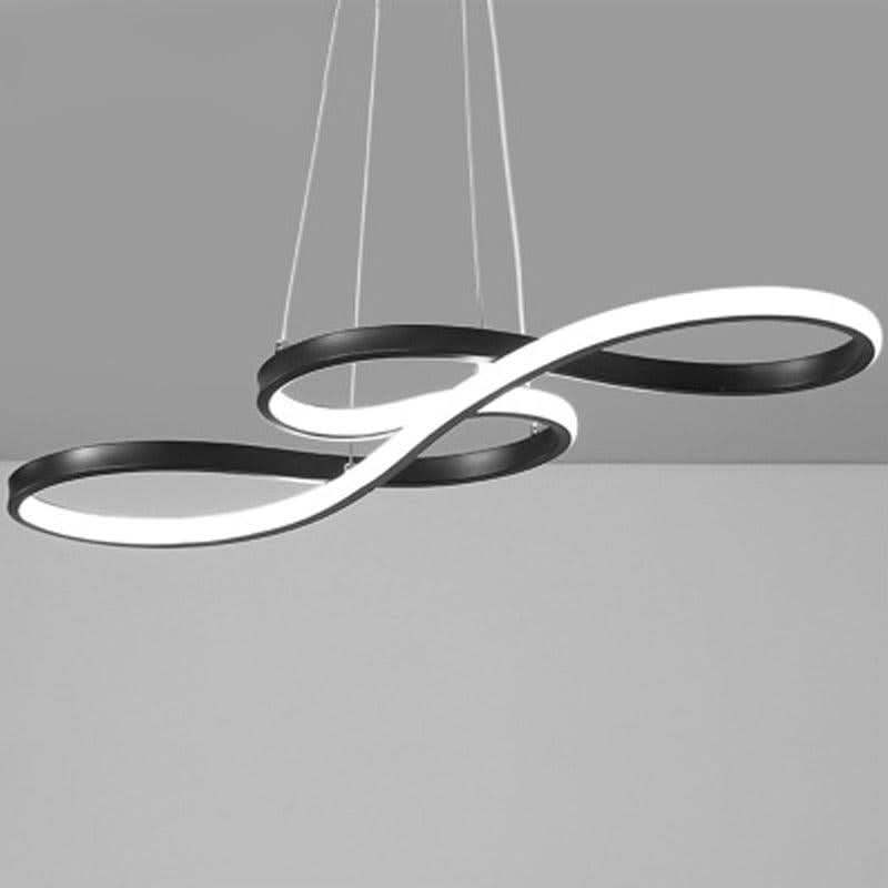 Modern Hanging Lamp Living Room Art Deco Cord Pendent Light Music Styling Restaurant Light Kitchen Decor Light Fixtures Gold | Designix - 0 black L950x W320x H1200mm 110v|Remote Dimming|China - https://designix.fr/