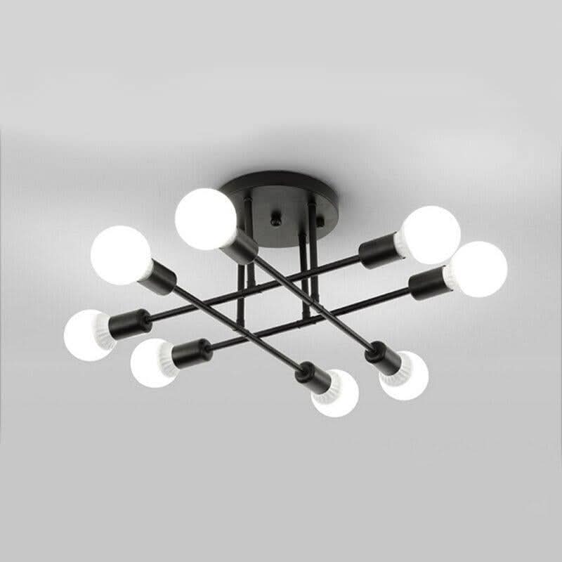 Nordic living room bedroom ceiling lights wrought iron home modern minimalist restaurant industrial wind ceiling lamp | Designix - 0 - https://designix.fr/