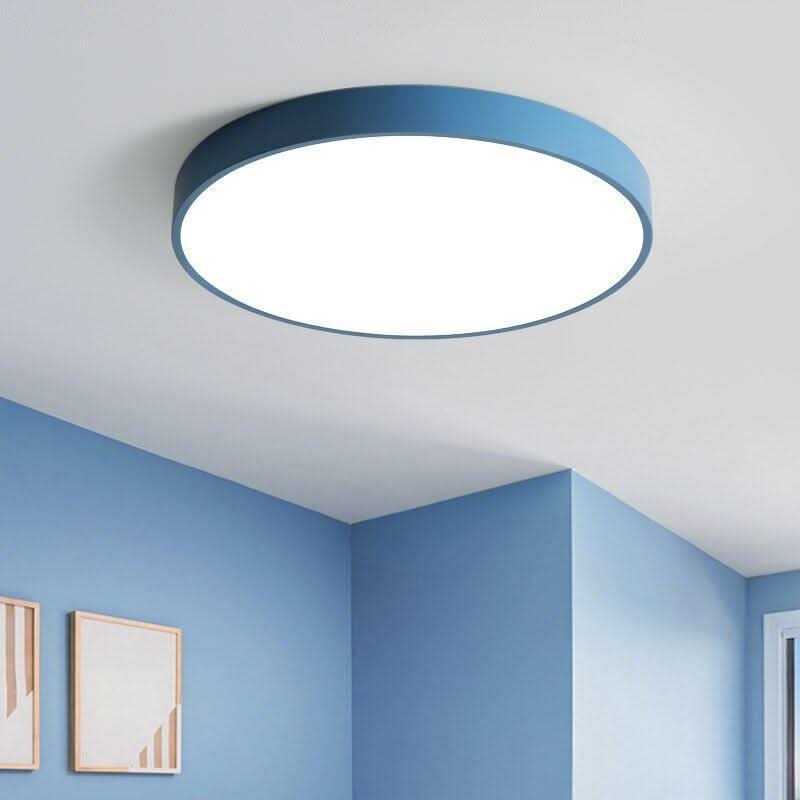 Plafonnier Circle Led Design | Granit - Designix Plafonnier Blanc 23cm | 13W Blanc Chaud