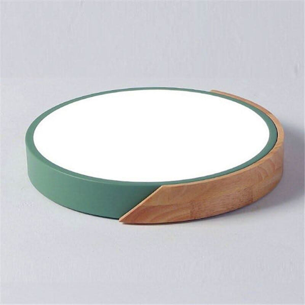 Plafonnier Rond Bois Design | Vif